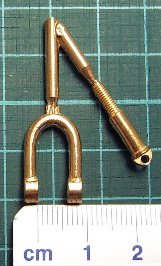 Schäkel ca. 19x12mm Steckbolzen ca.3,5mm mit Auge und