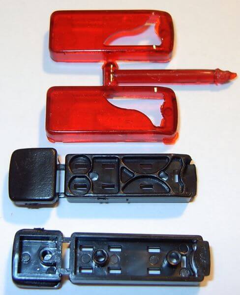 6-Kammer Rückleuchteneinheit (1 Paar) ohne Platine. Gesamt