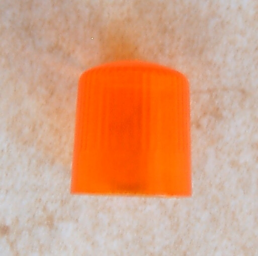 Ersatzhaube f. Rundumleuchte,orange 1:12 eckig, Glashöhe Ersatzhaube f. Rundumleuchte,orange 1:12 eckig, Glashöhe