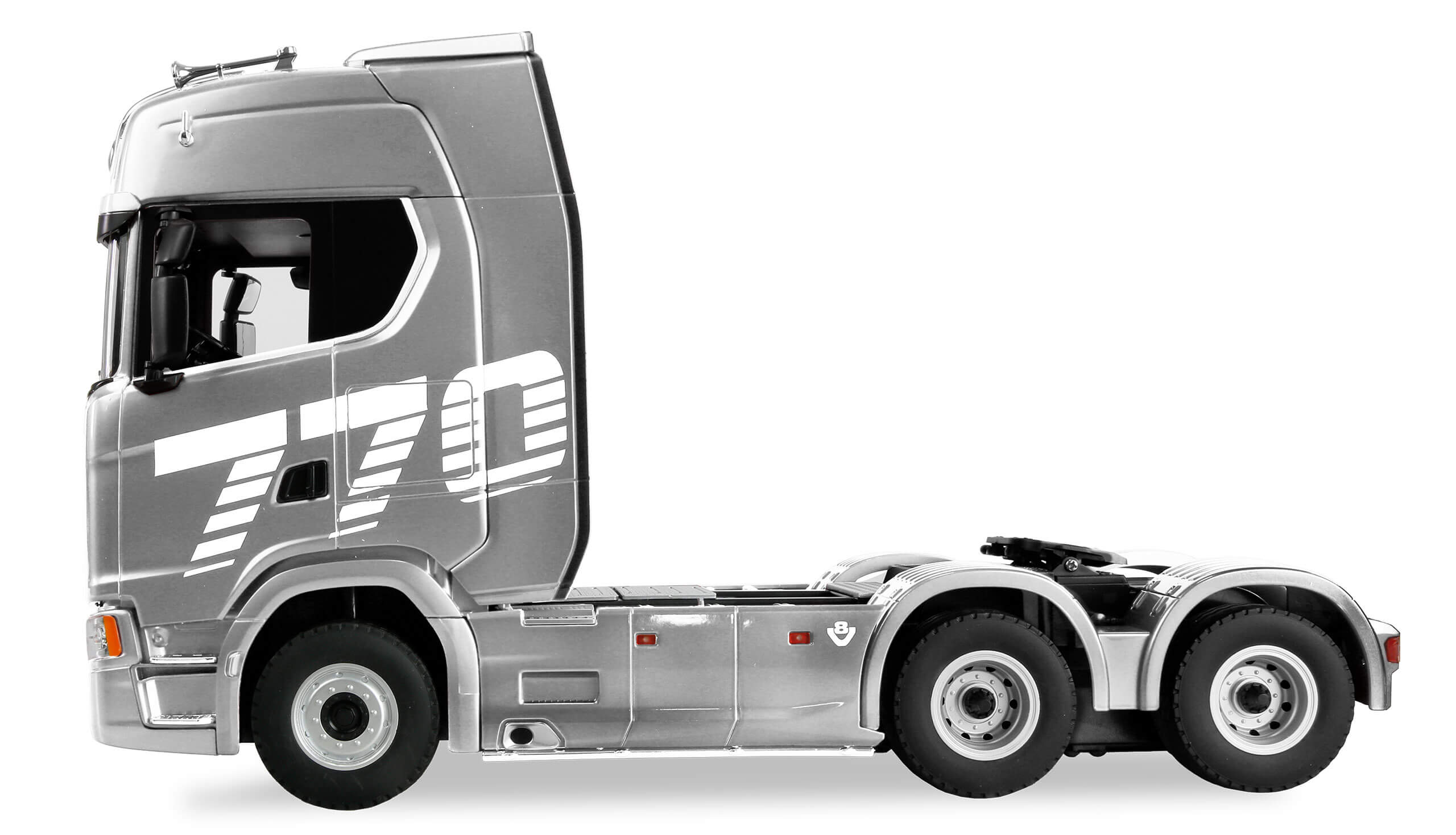 Scania 770S, RTR. Fertig montiert mit Karosserie, Licht un