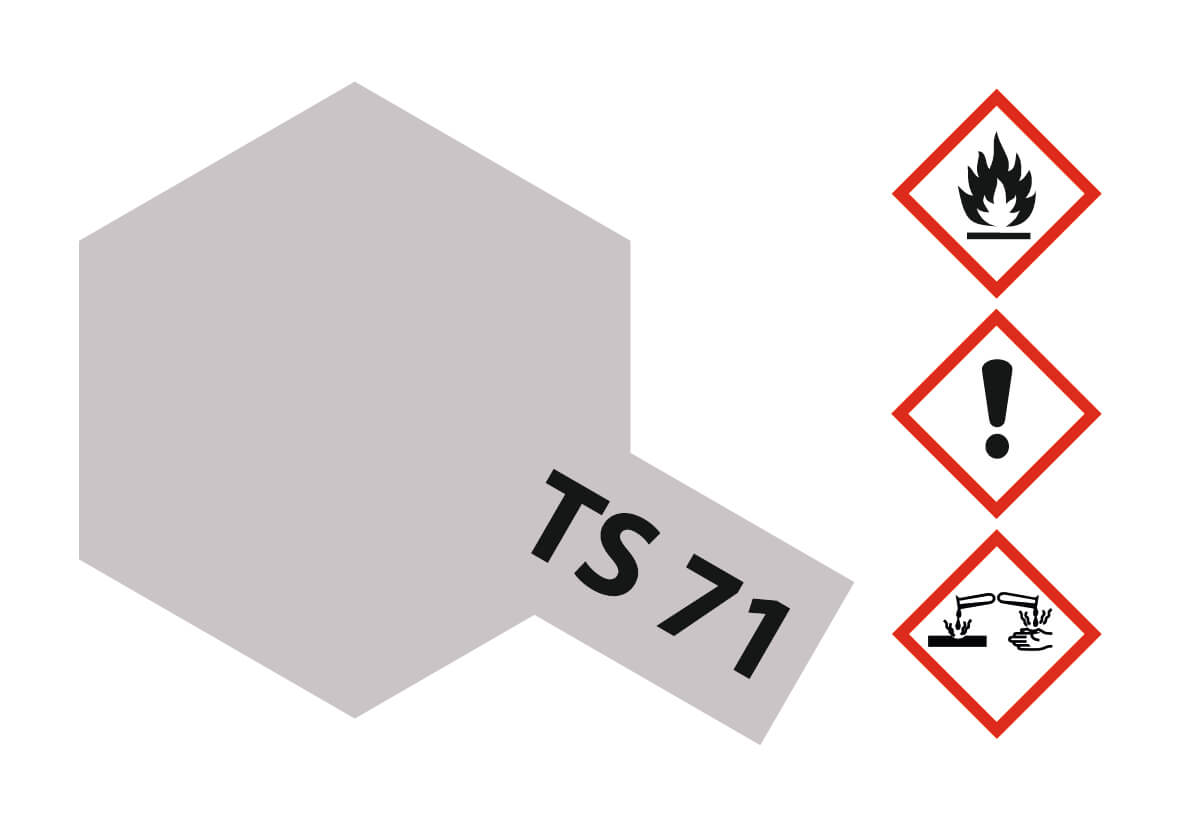 Sprühlack-Dose 100ml, Rauch transp.,  glänzend, TS-71 1x Sprühlack-Dose 100ml, Rauch transp.,  glänzend, TS-71