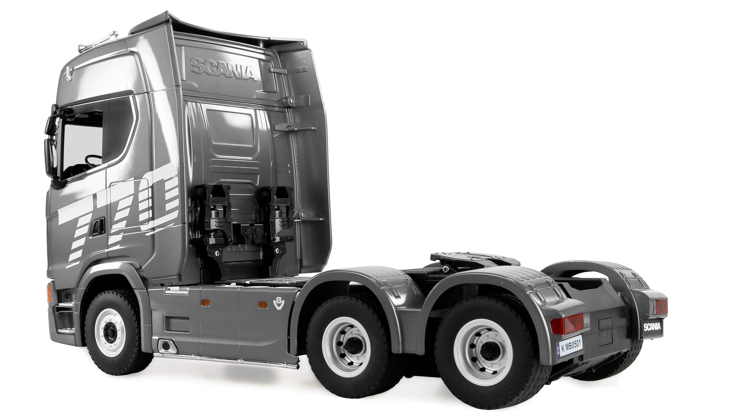 Scania 770S, RTR. Fertig montiert mit Karosserie, Licht un