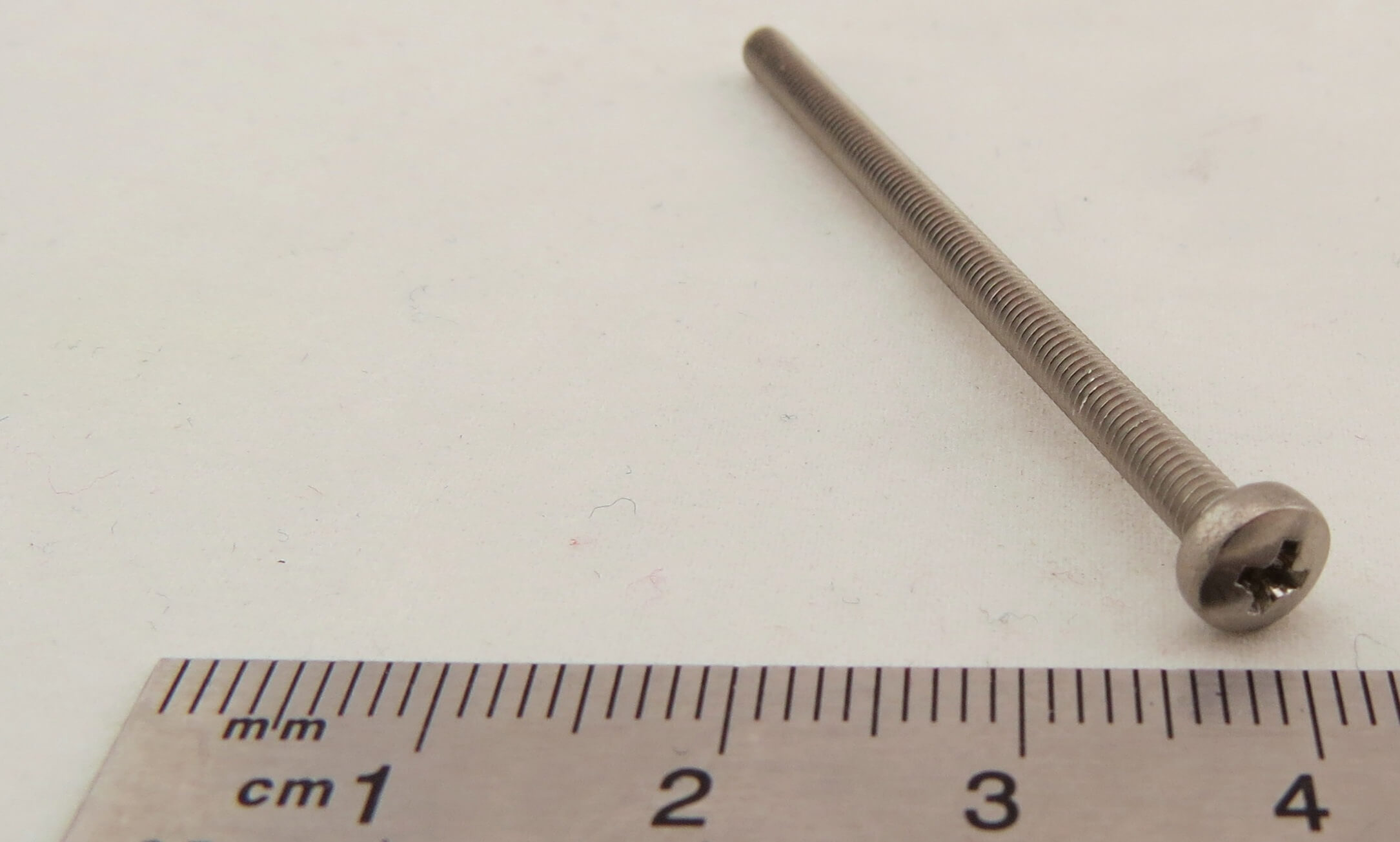 100 lens head screws with cross slot M3x50 DIN 7985, stainless steel