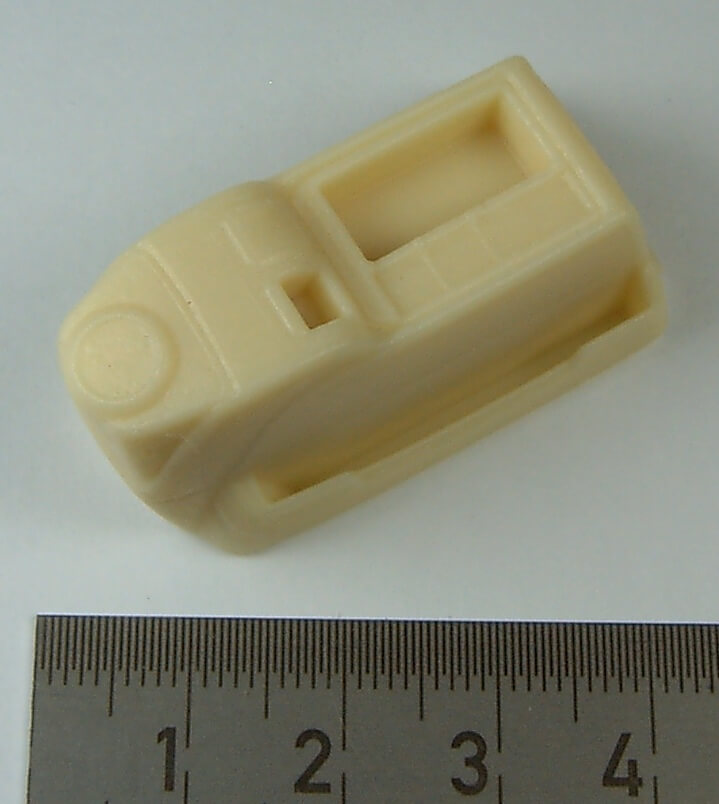 1 Schaltbox aus PU-Kunststoff. Passend   zum MAN von Tamiya 