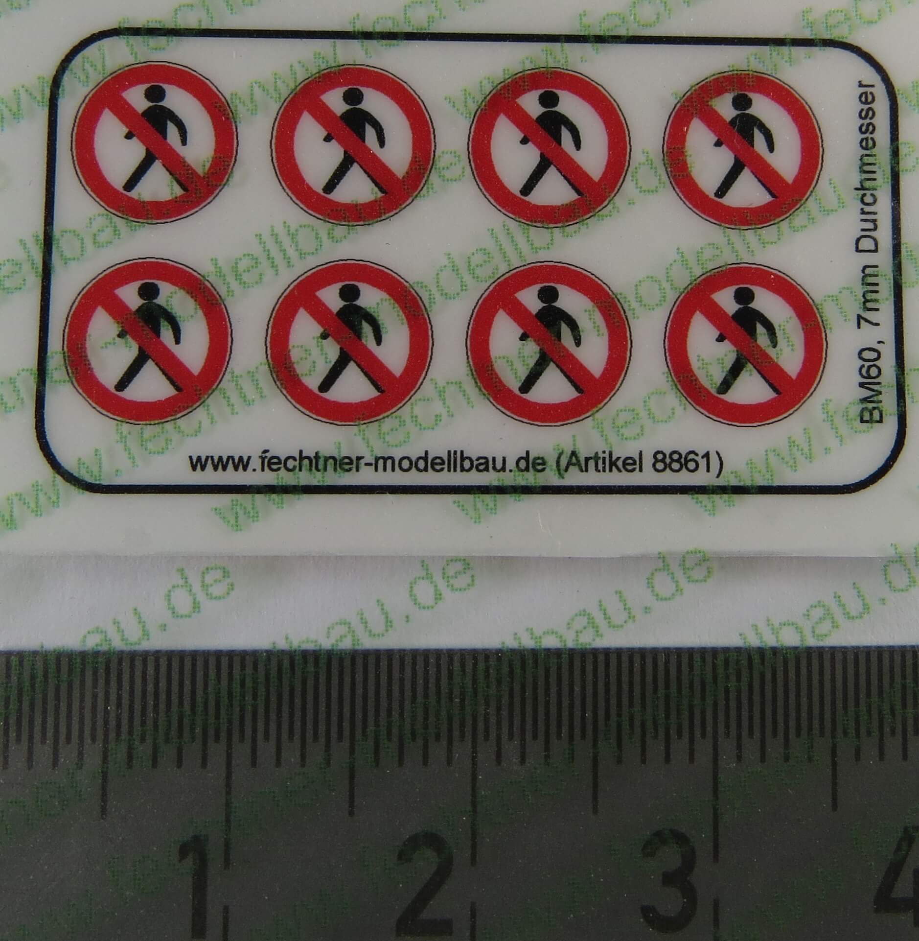 Warn-Symbole-Set 7mm Durchm., BM60, 8 Symbole, 1 Warn-Symbole-Set 7mm Durchm., BM60, 8 Symbole,