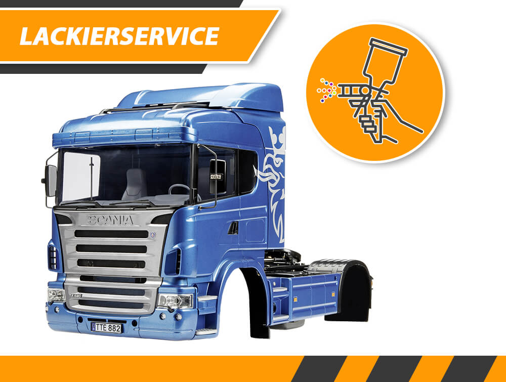 Lackierservice für Tamiya Scania R470                       