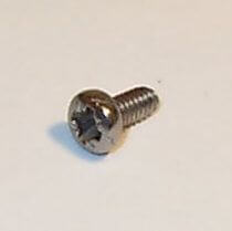25 lens head screws with cross slot M2 x 4