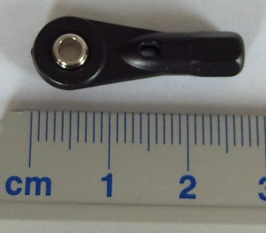 Kunststoffkugelgelenk, 6mm Kugel, für M3 Kugelbohrung 3mm,