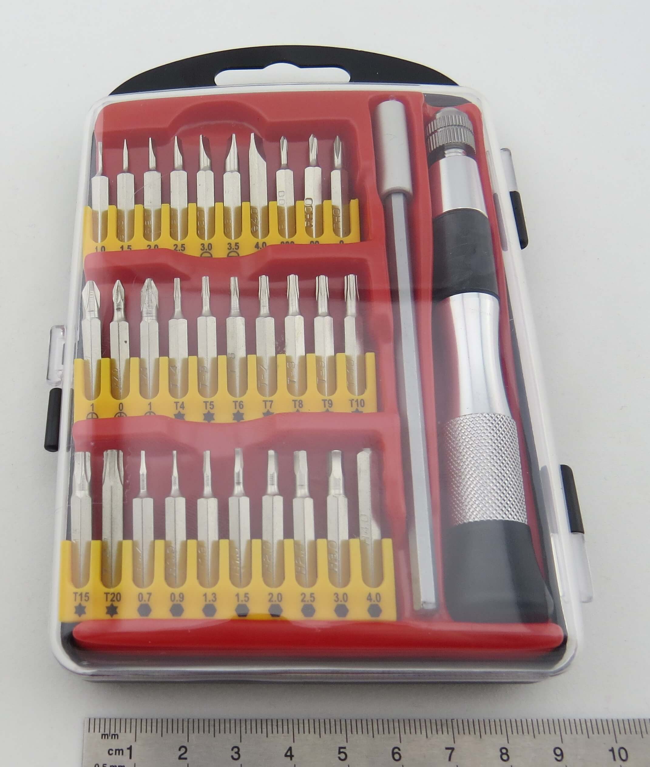 Small Bit Set Mini bit set in folding box with clear lid. 30 inserts | 11349