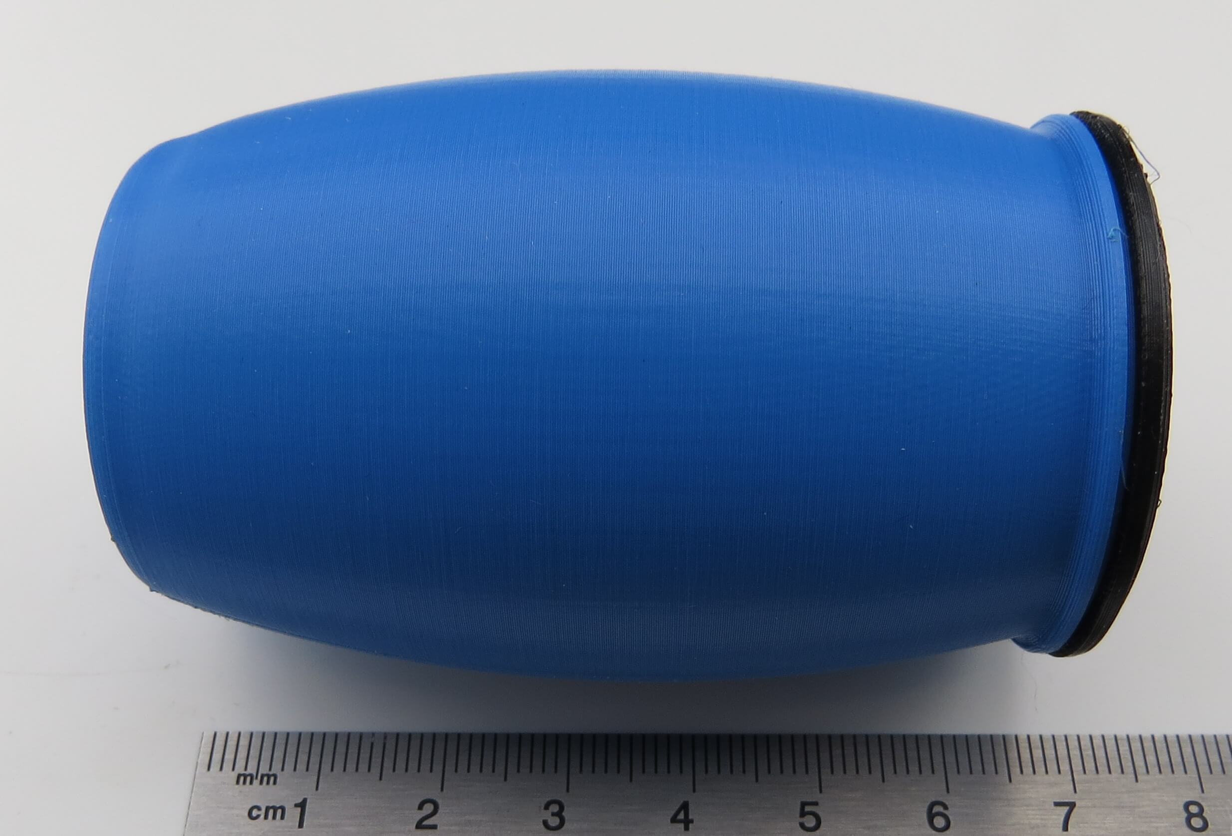 Weithals-Fass, wie Kunststoff-Fass 200L. Fass-Körper 3D