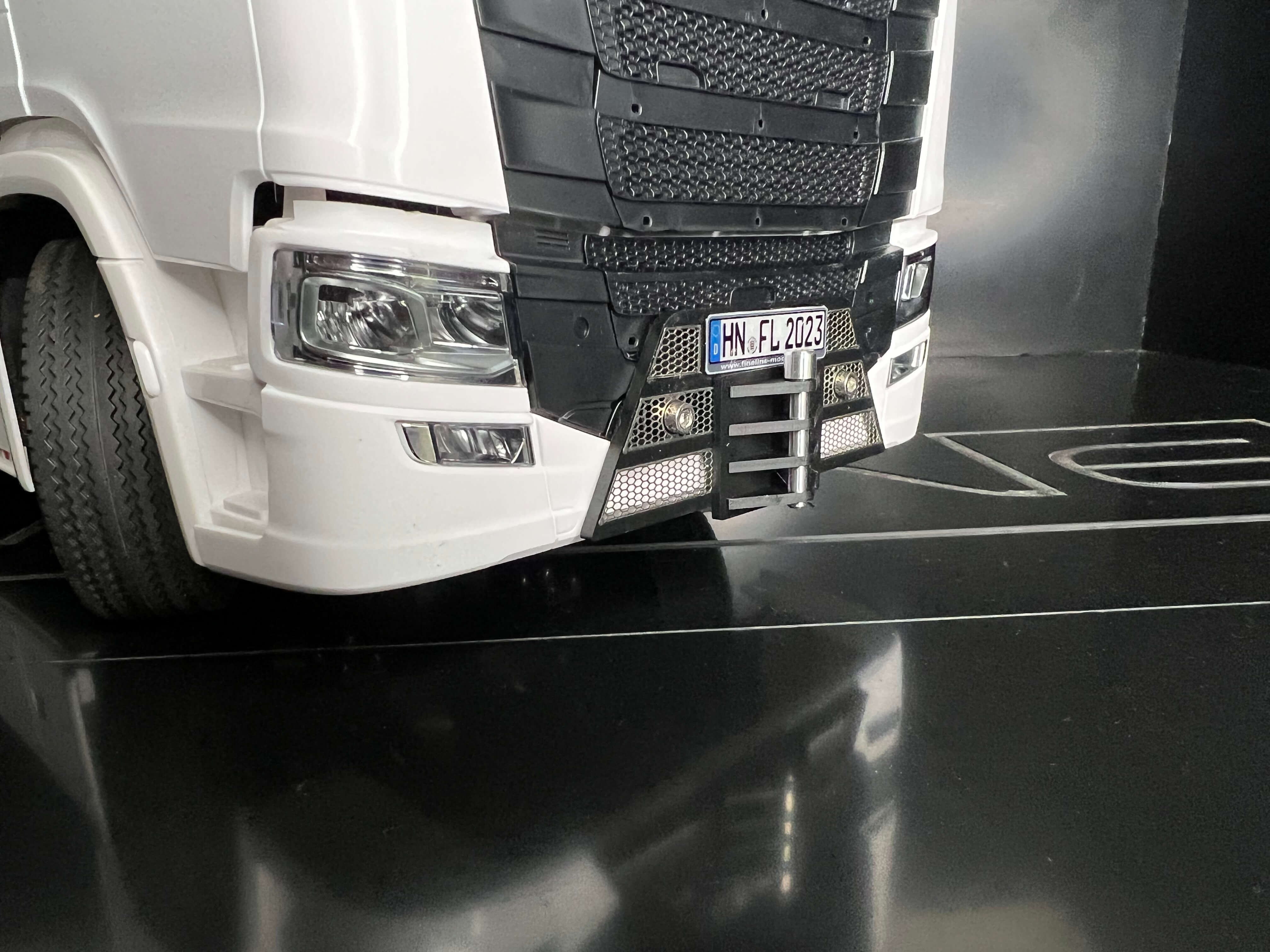 FineLine Schwerlast Kupplung No. 2 Tamiya Scania SLT schwa  