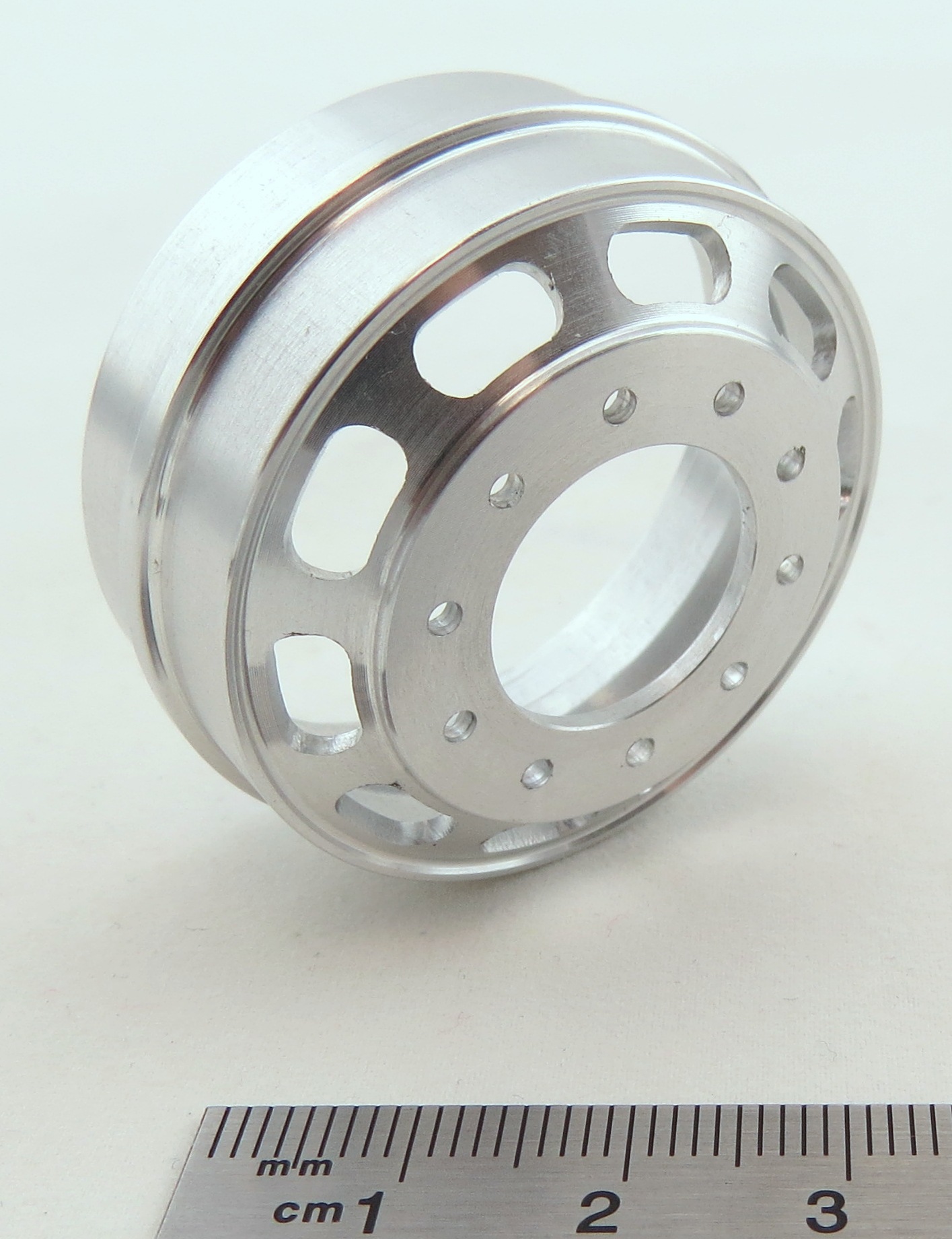 Langlochfelge für Rundumbereifung Alu, 10 Löcher 1,8mm