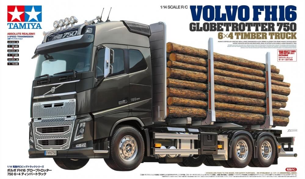 Tamiya Volvo FH 16 Globetrotter Holztransporter 300056360