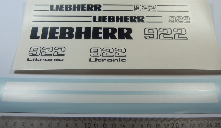 Foil Decal made of high quality self-adhesive film,