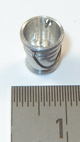 Alu-Eimer, gedreht, 10mm Durchmesser   (578501), 1 Stück