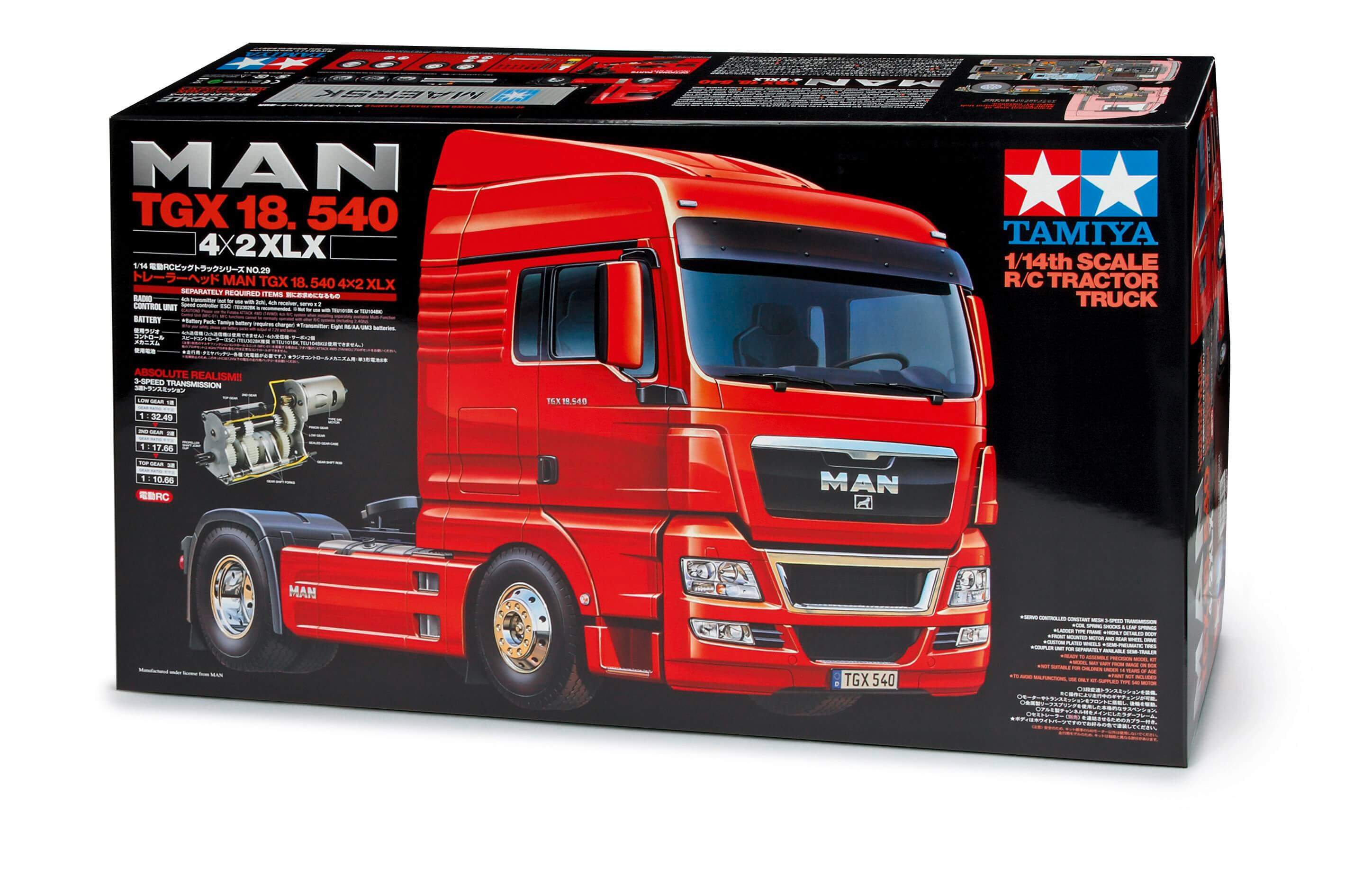 man truck modell von tamiya