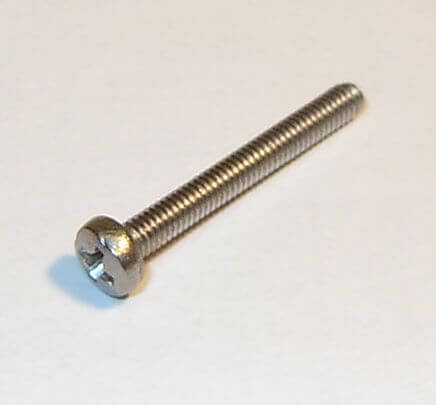 100 2,5 Linsenkopfsch.m.Kreuzschlitz M20x7985 DIN, Niro