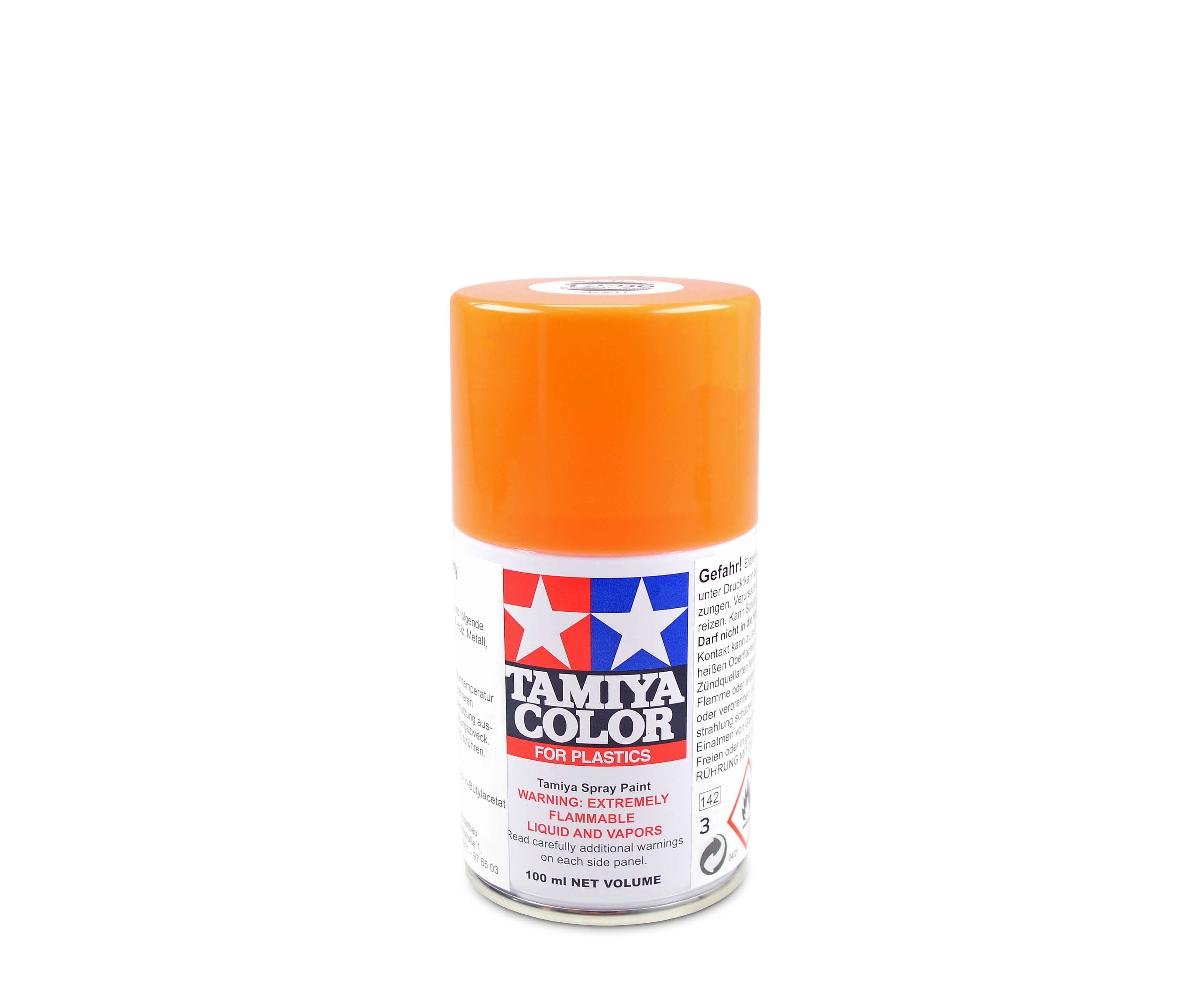 Sprühlack-Dose 100ml, Neon-Orange, glänzend, TS-96