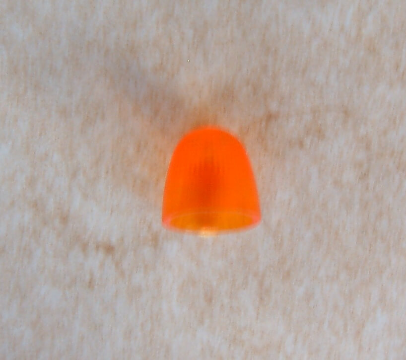 Ersatzhaube f. Rundumleuchte,orange 1:16 rund, Glashöhe Ersatzhaube f. Rundumleuchte,orange 1:16 rund, Glashöhe