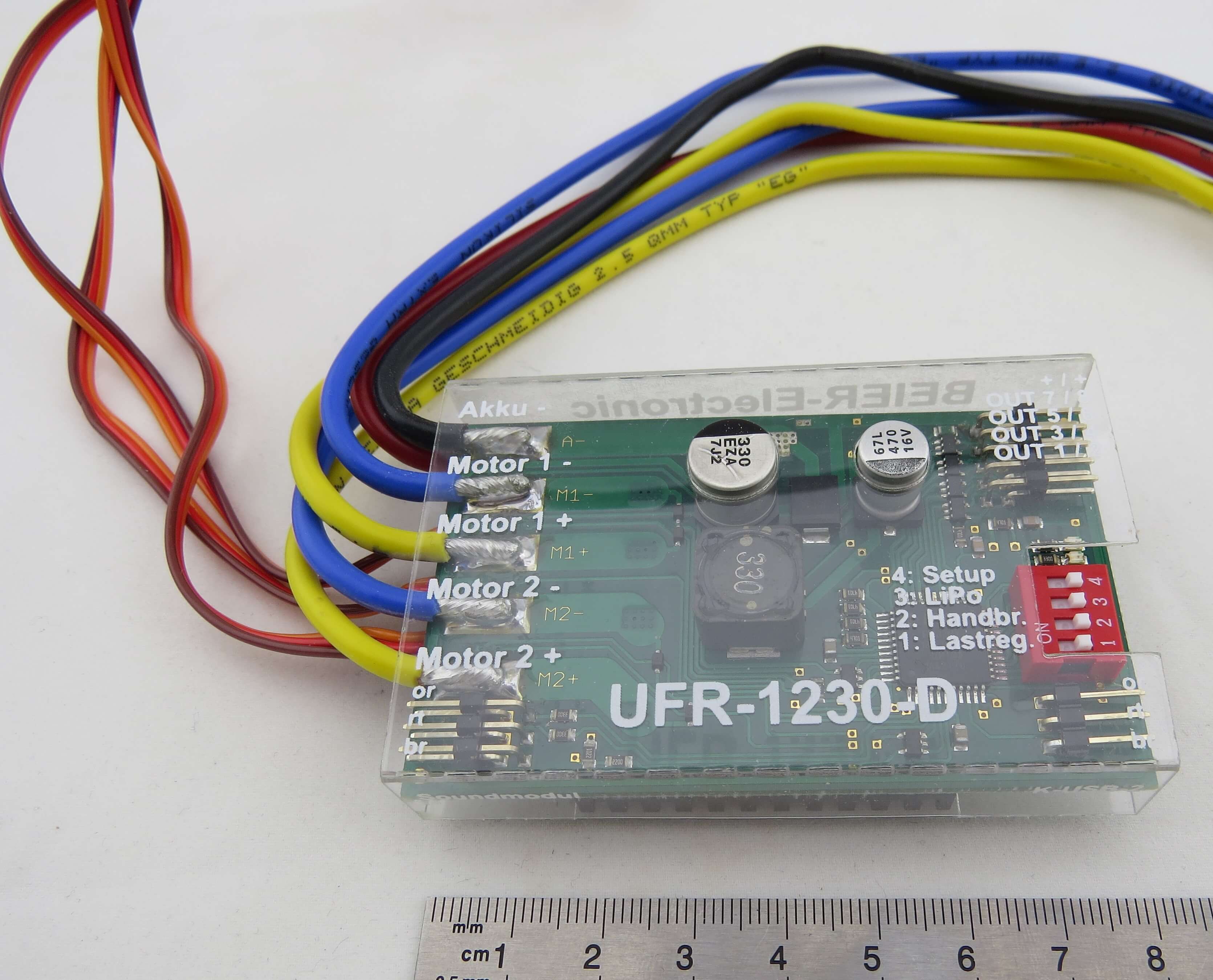 1x UFR-1230-D Doppel-Fahrtregler von BEIER. Speziell für Ket