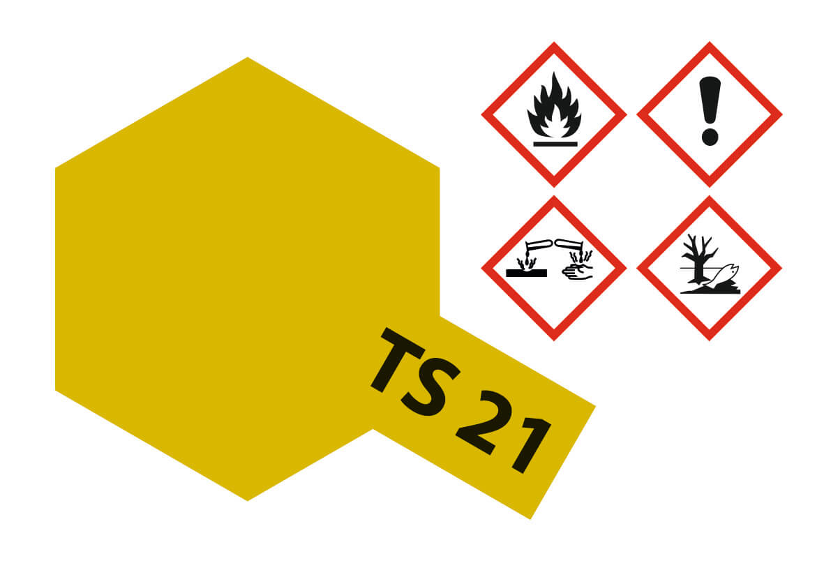 1x Sprühlack-Dose 100ml, Gold,glänzend, TS-21               