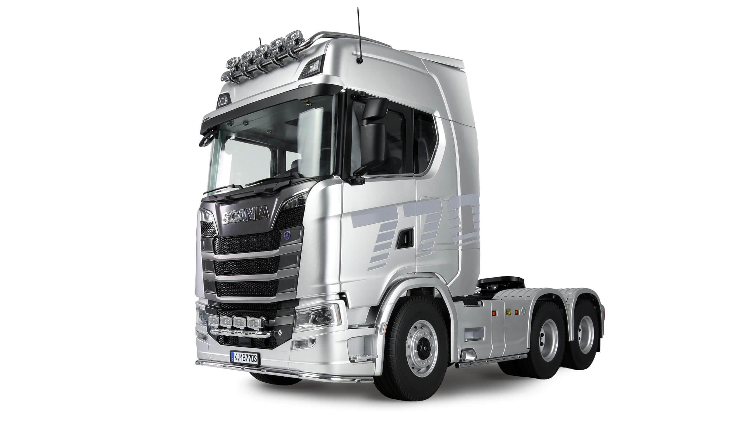 Scania 770S, RTR. Fertig montiert mit Karosserie, Licht