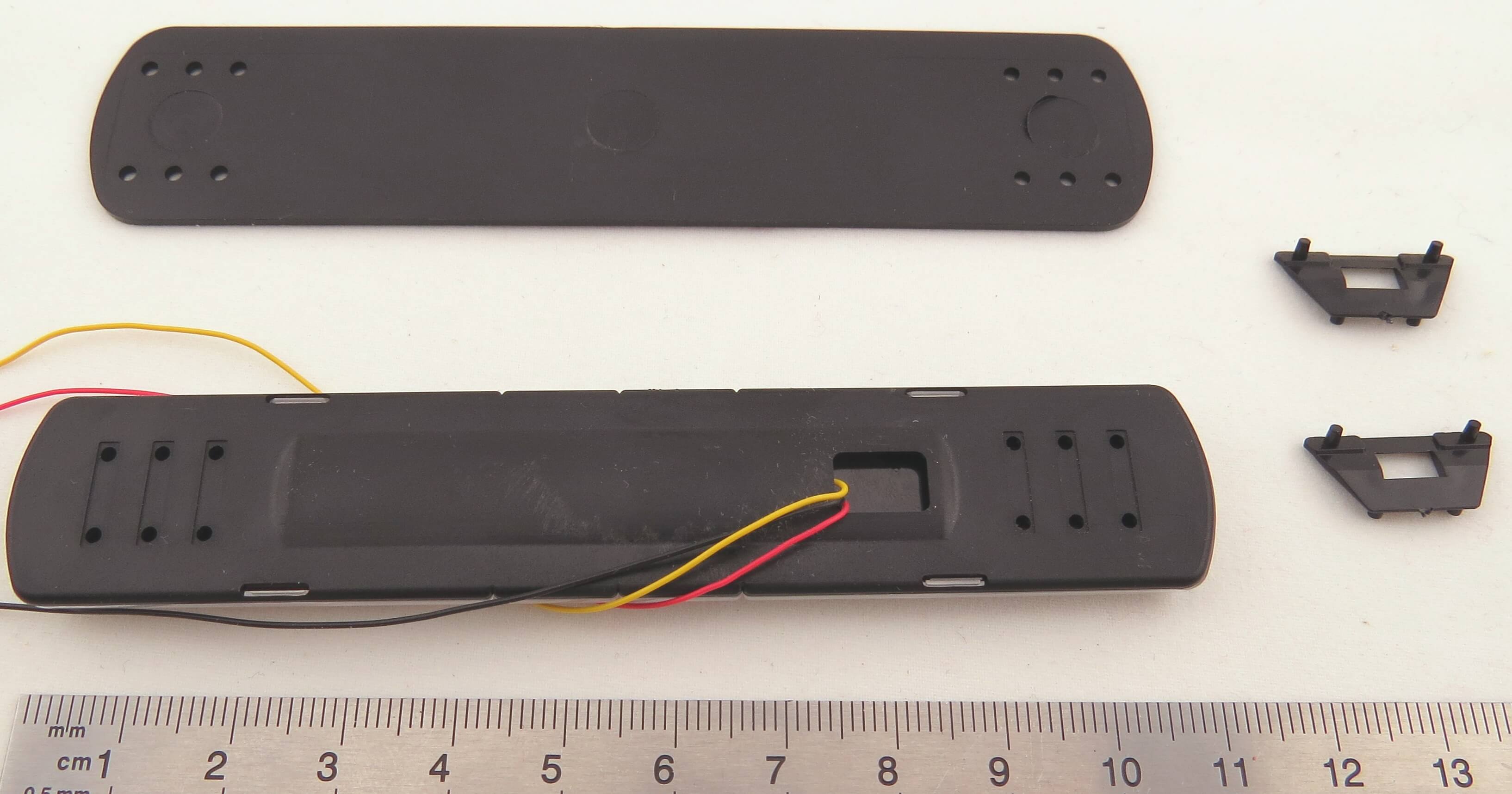 1x Rundumleuchtbalken, mit integrierter  Elektronik u.SMD-LE