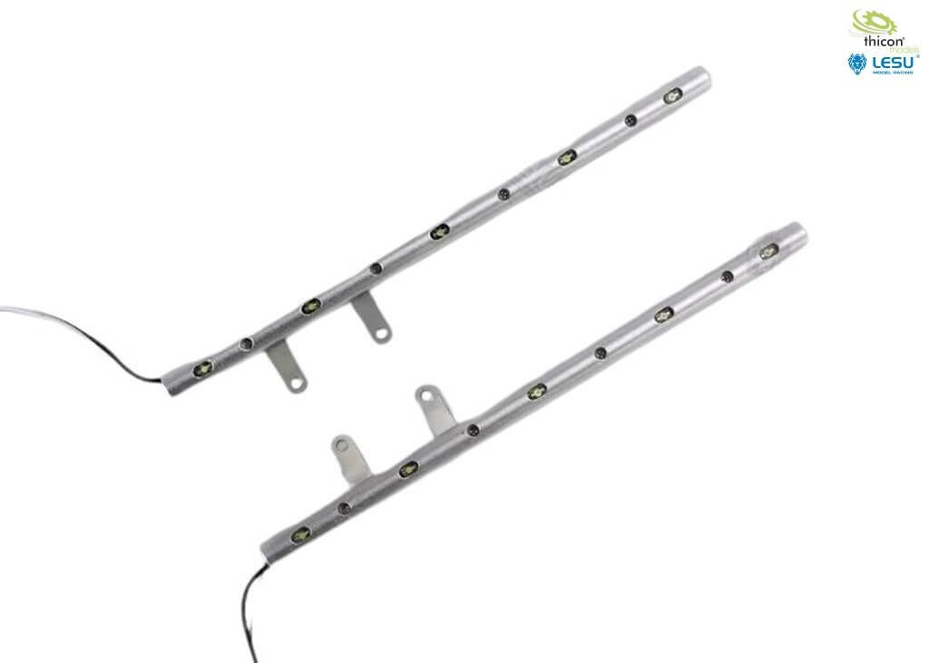 Zestaw oświetlenia bocznego do ciężarówek 3-osiowych, para, skala Tamiya