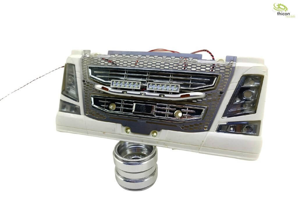 Front-Lampenbügel mit LED aus Metall Front-Lampenbügel mit LED aus Metall