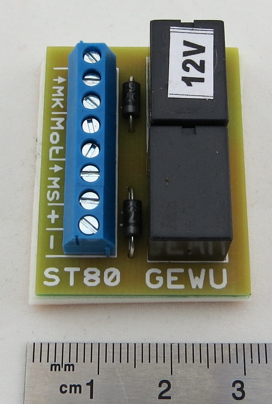 Stützensteuerung ST.80 (1,5A). Für 12V.