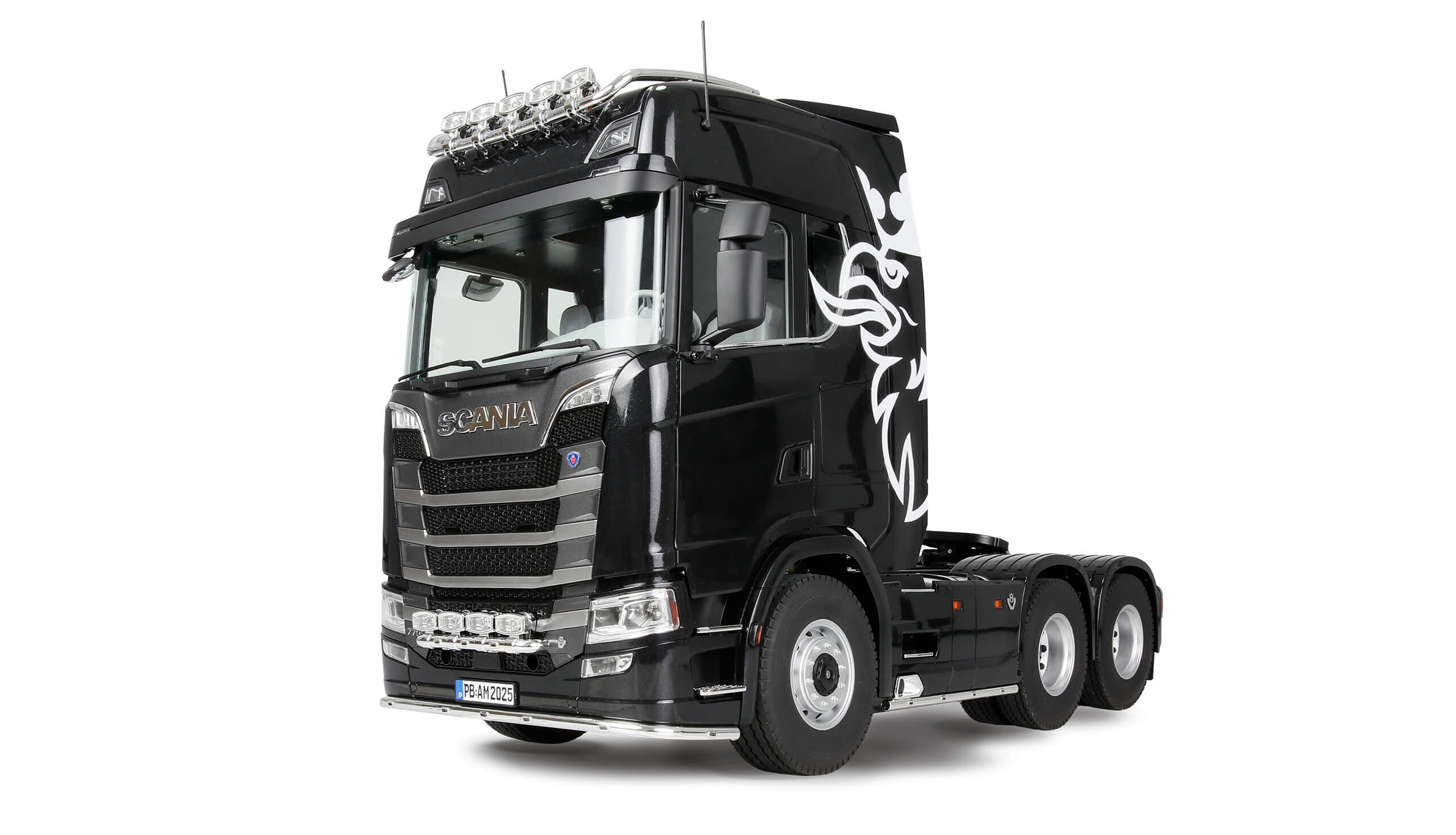 Scania 770S, RTR. Fertig montiert mit Karosserie, Licht