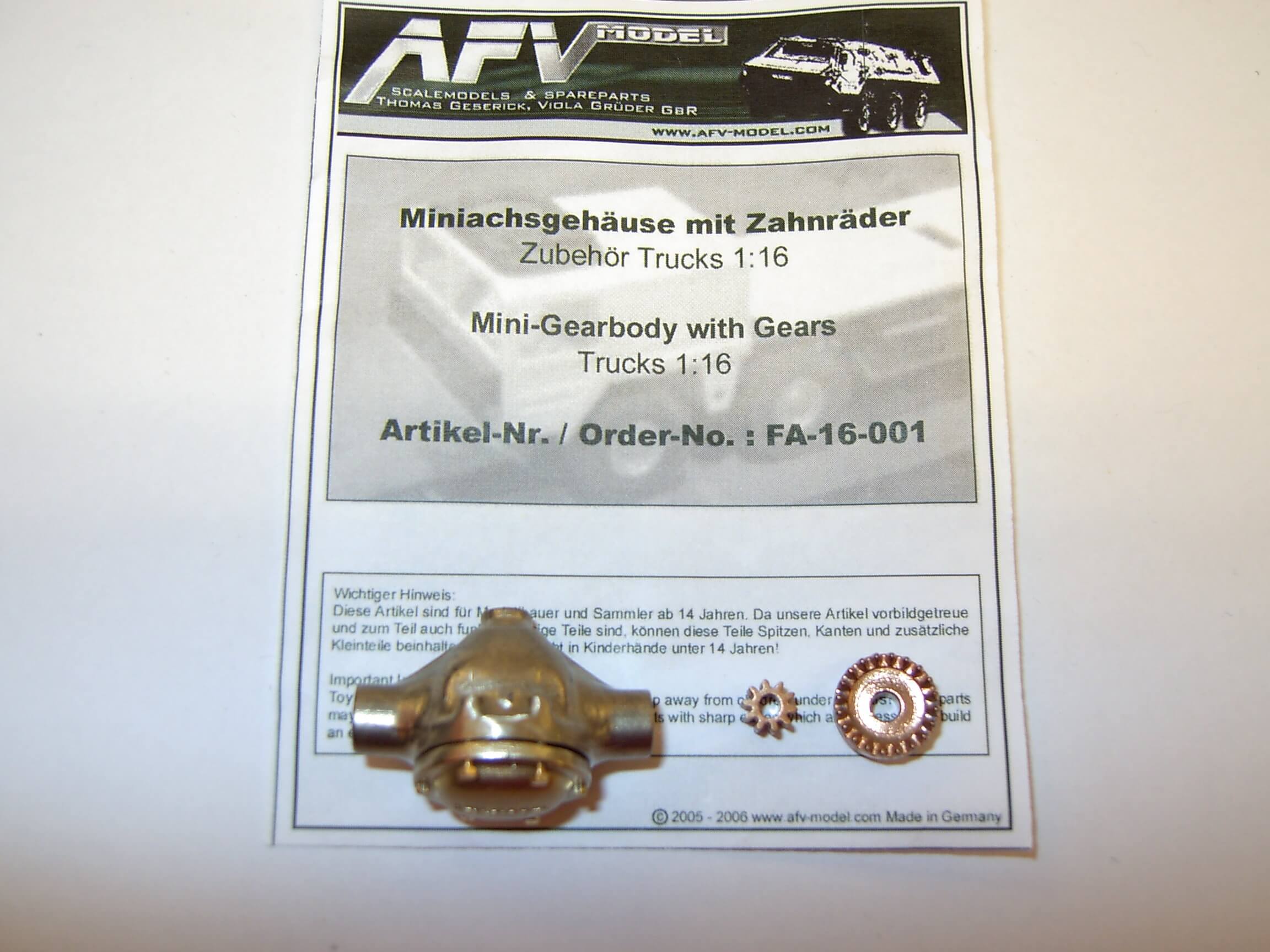 Miniachsgehäuse mit Deckel und Zahnräder Neusilber/Bronze, Miniachsgehäuse mit Deckel und Zahnräder Neusilber/Bronze,