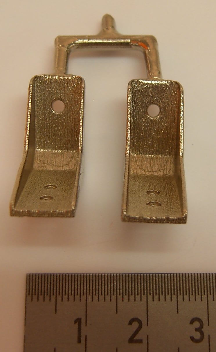Shock absorber mount 2 pieces on the casting branch, high-strength