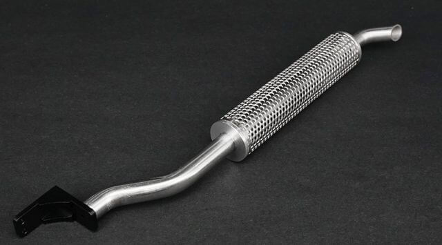 1:14/ 1:16 Auspuff S-Form aus Edelstahl