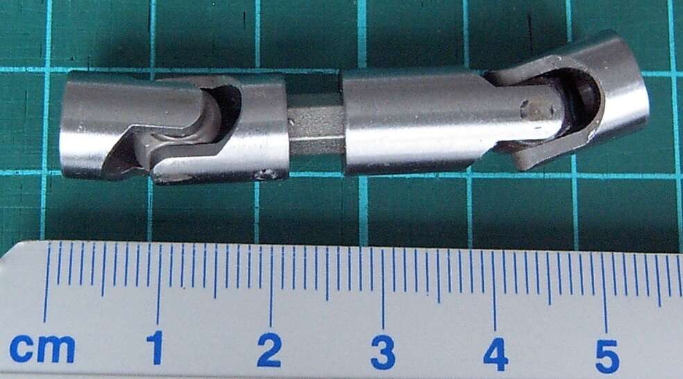 Podwójny przegub uniwersalny Średnica 10mm, długość 47-56mm, stal