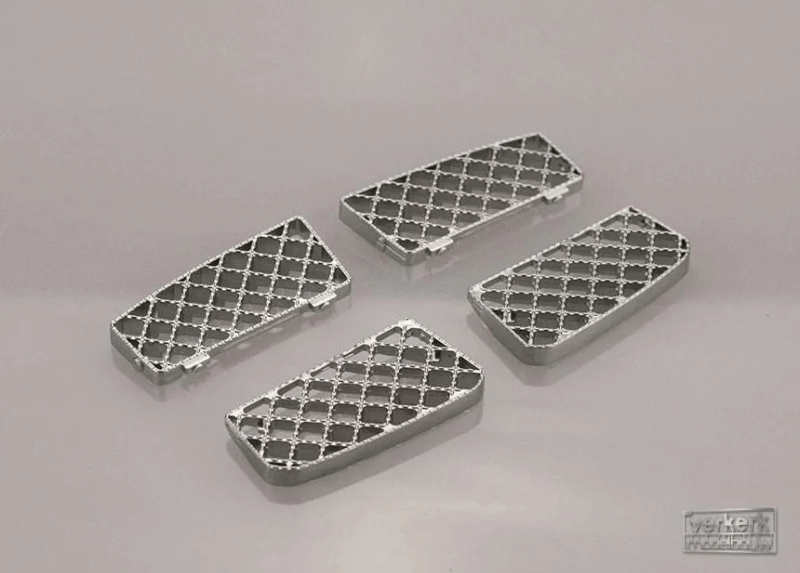 Verkerk Scania Trittstufe für Tamiya  R470 und R620 Mattchro Verkerk Scania Trittstufe für Tamiya  R470 und R620 Mattchro