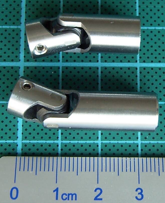 Zestaw przegubów uniwersalnych 2 10mm śr. 1x Kardan10 28mm długa