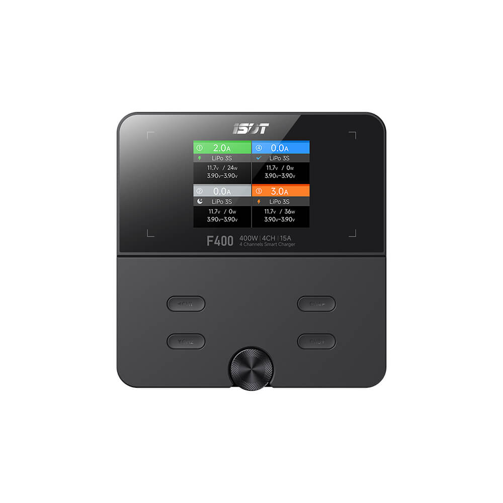 Ladegerät, USB-C, Smart Charger, LCD Display, 4x4CH 15A
