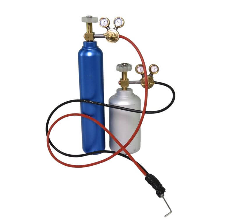 1:10 welding machine blue/silver made of metal