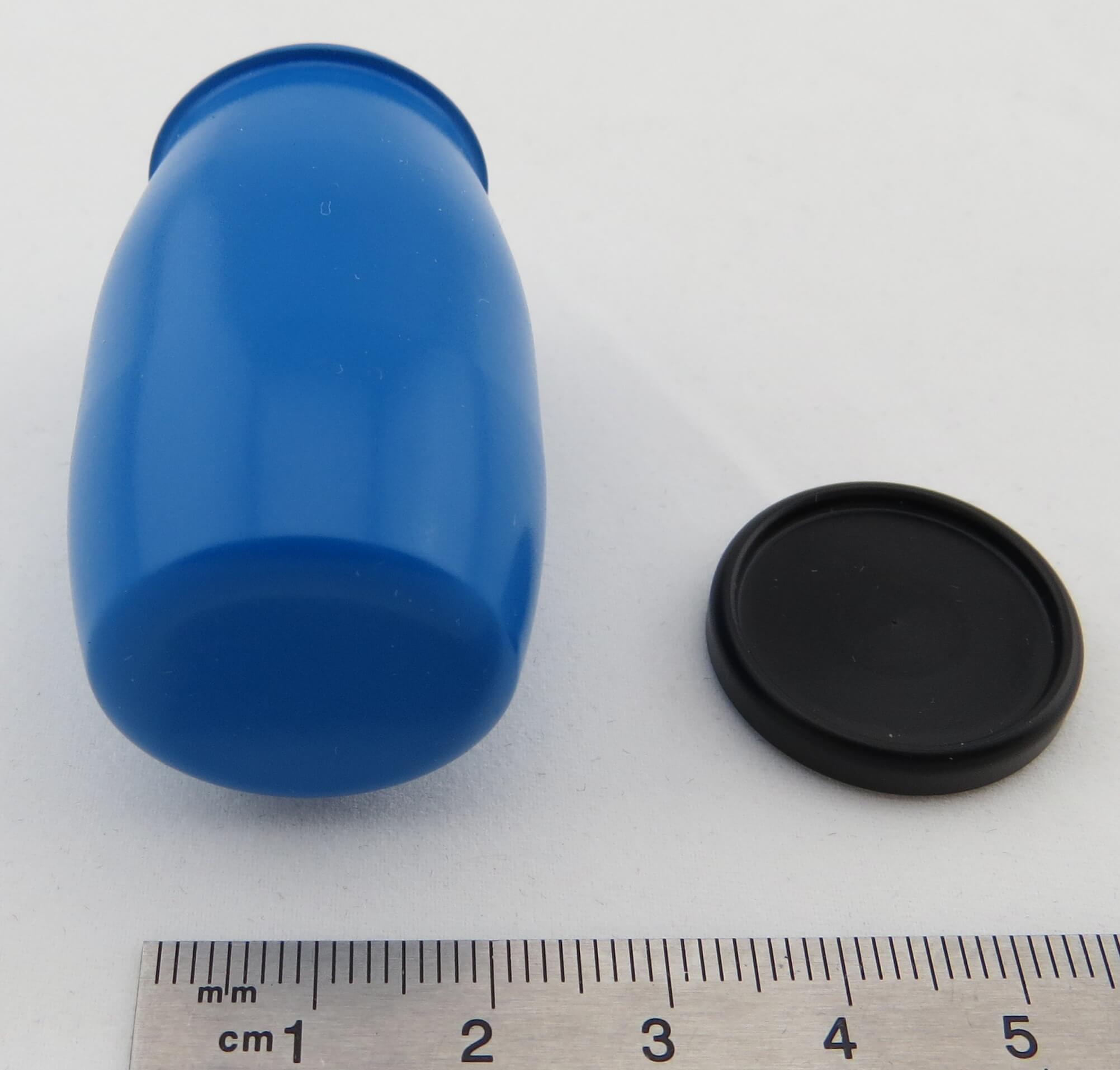 Fass, wie Kunststoff-Fass 120L. Fass-Körper aus Alu