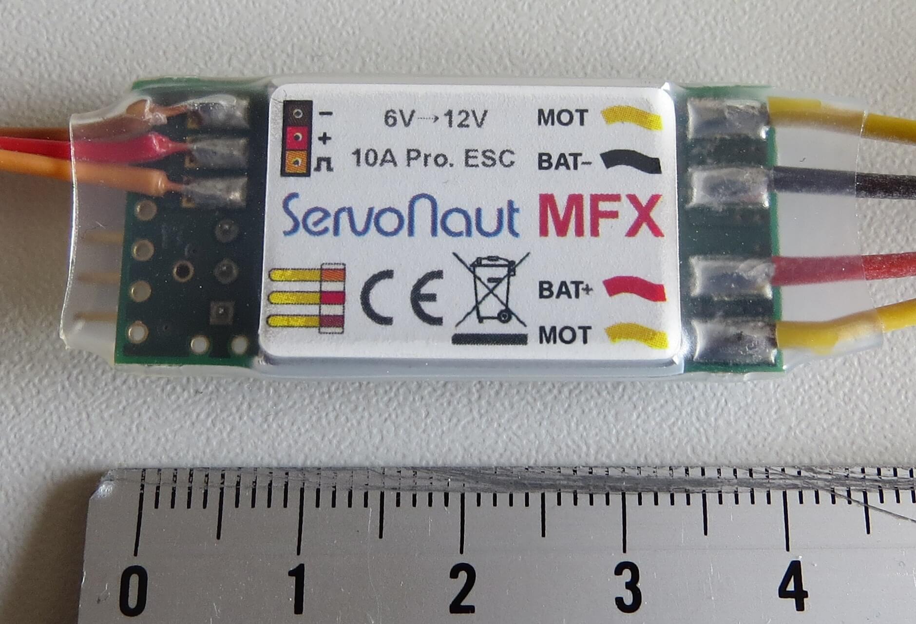 1x Servonaut MFX Mini-Fahrregler für Stell- und             