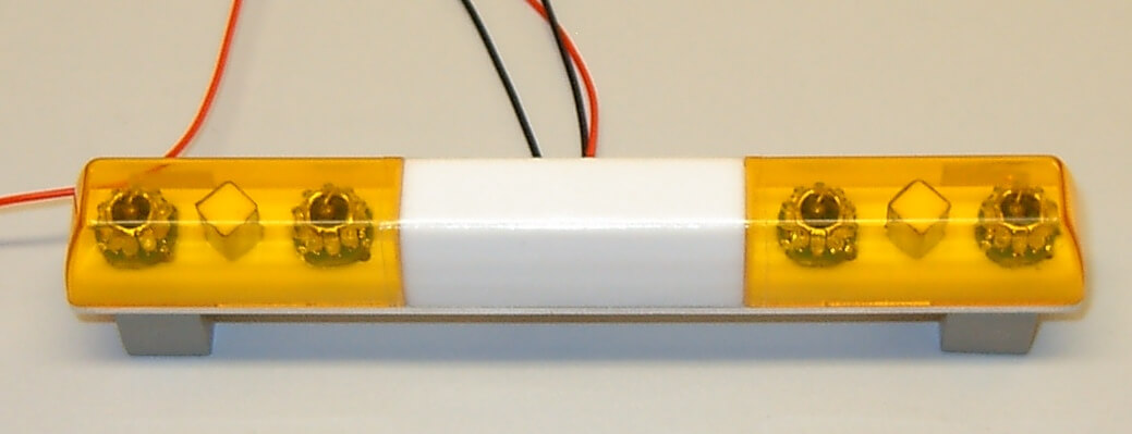 1x Rundumleuchtbalken, mit integrierter  Elektronik u       