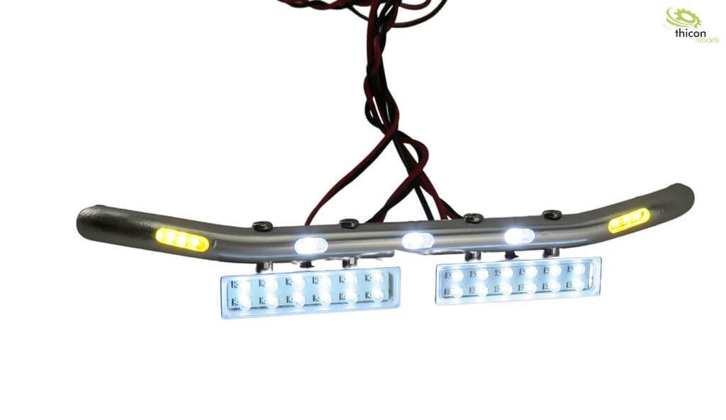 Front-Lampenbügel mit LED aus Metall