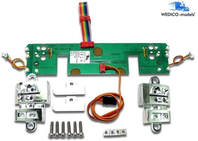 LED-Platinen-Paar vorne für MAN TGX von  Wedico. 12V