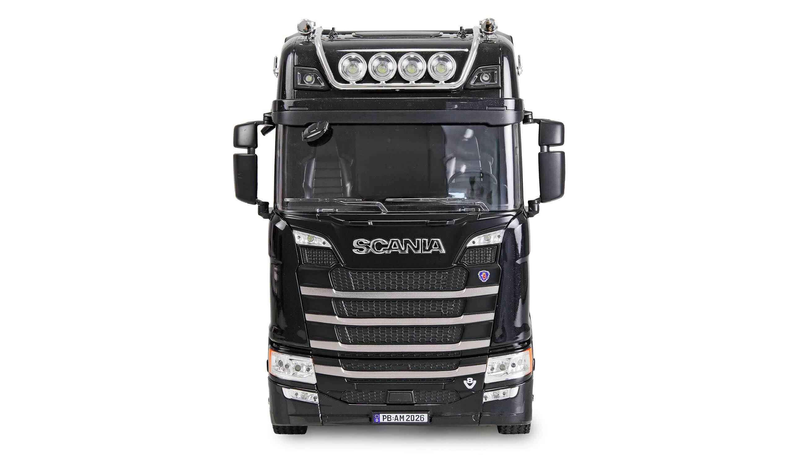 Scania 770S, RTR. Fertig montiert mit Karosserie, Licht un