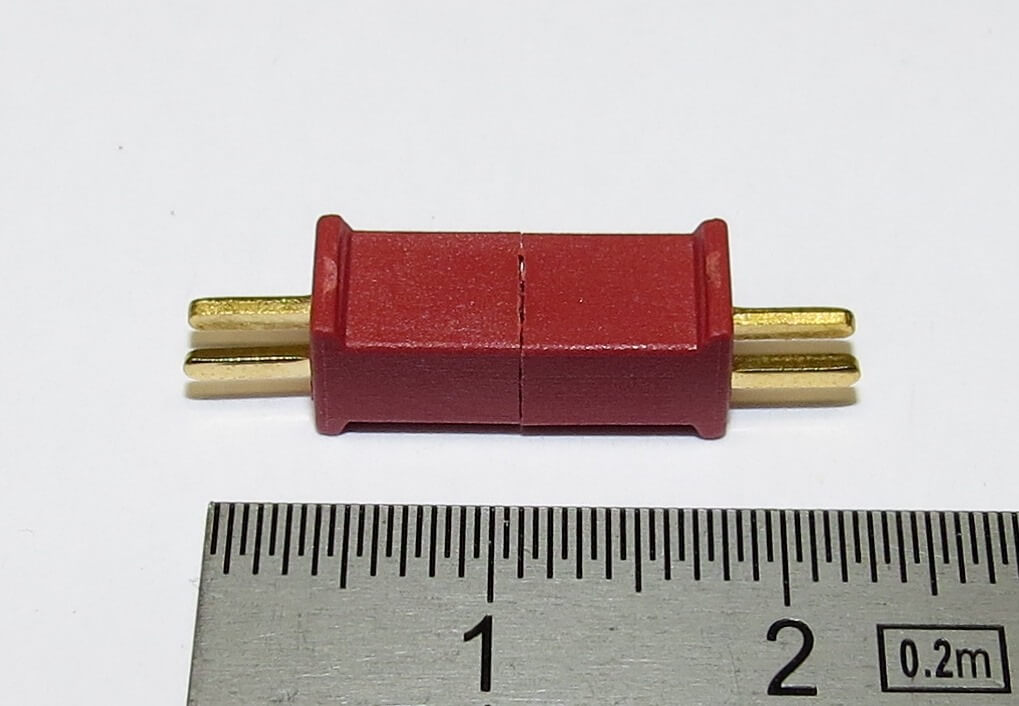 Paar Micro-Steckverbinder. Ca. 24x6x6  mm in zusammen 1 Paar Micro-Steckverbinder. Ca. 24x6x6  mm in zusammen