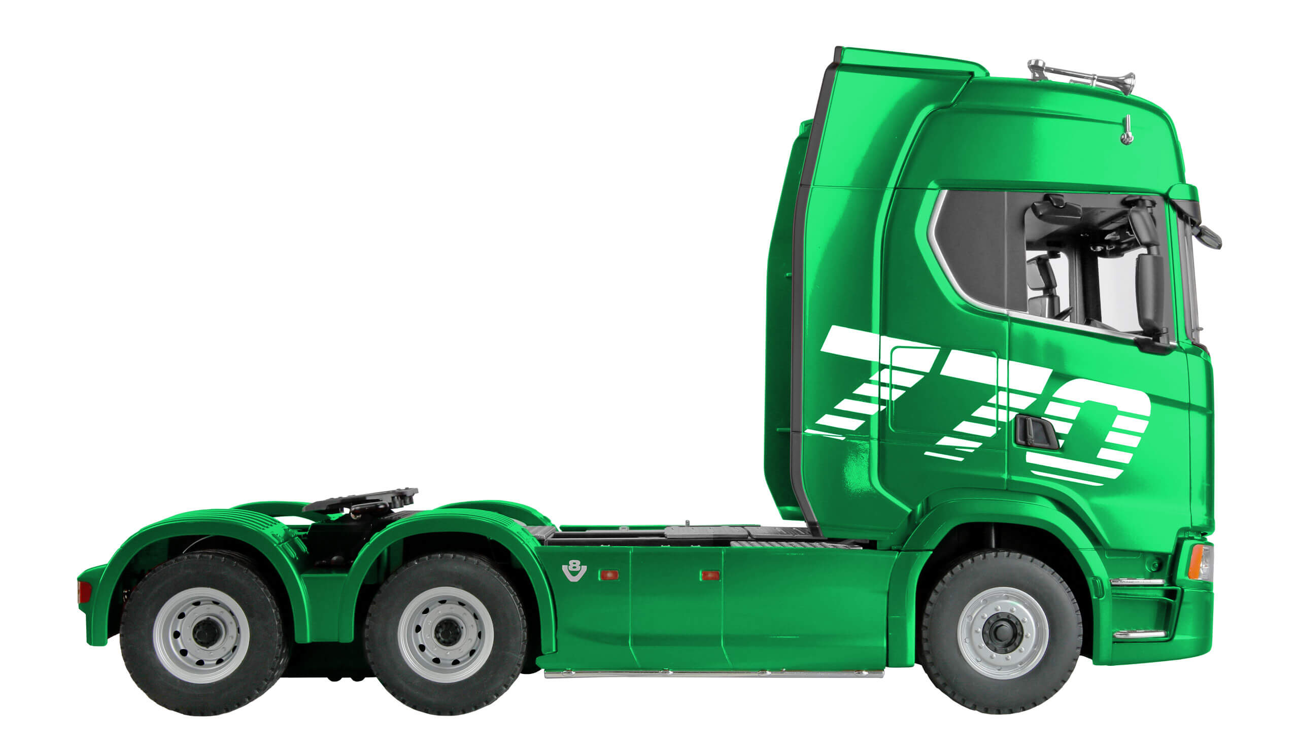 Scania 770S, RTR. Fertig montiert mit Karosserie, Licht un