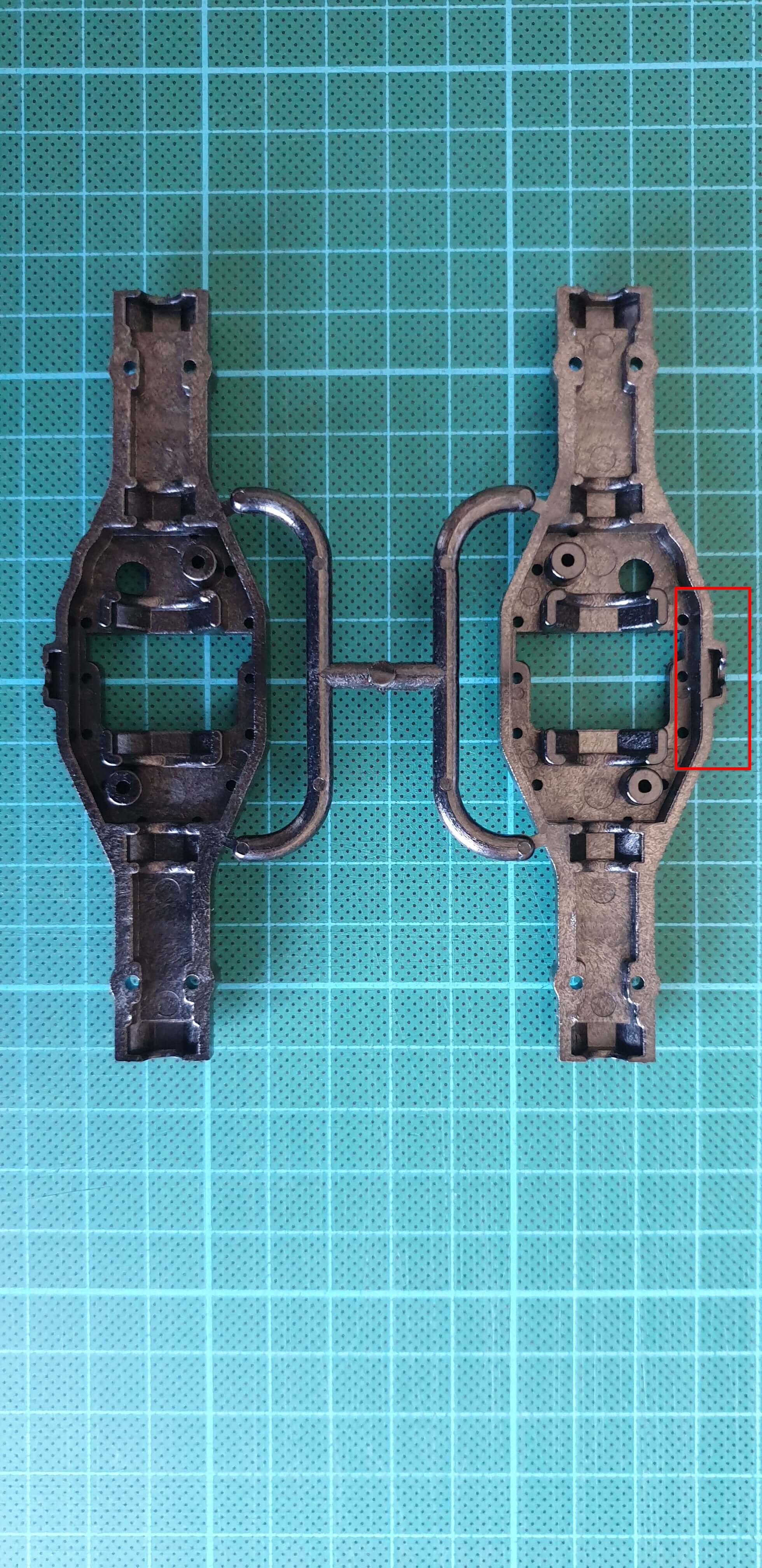 angetriebene Hinterachse mit selbstsperrenden Differenzial