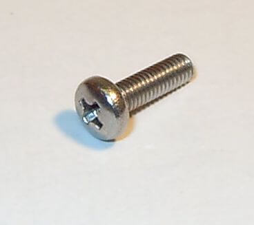 25 lens head screws with Phillips M3 x 10 DIN 7985, stainless steel