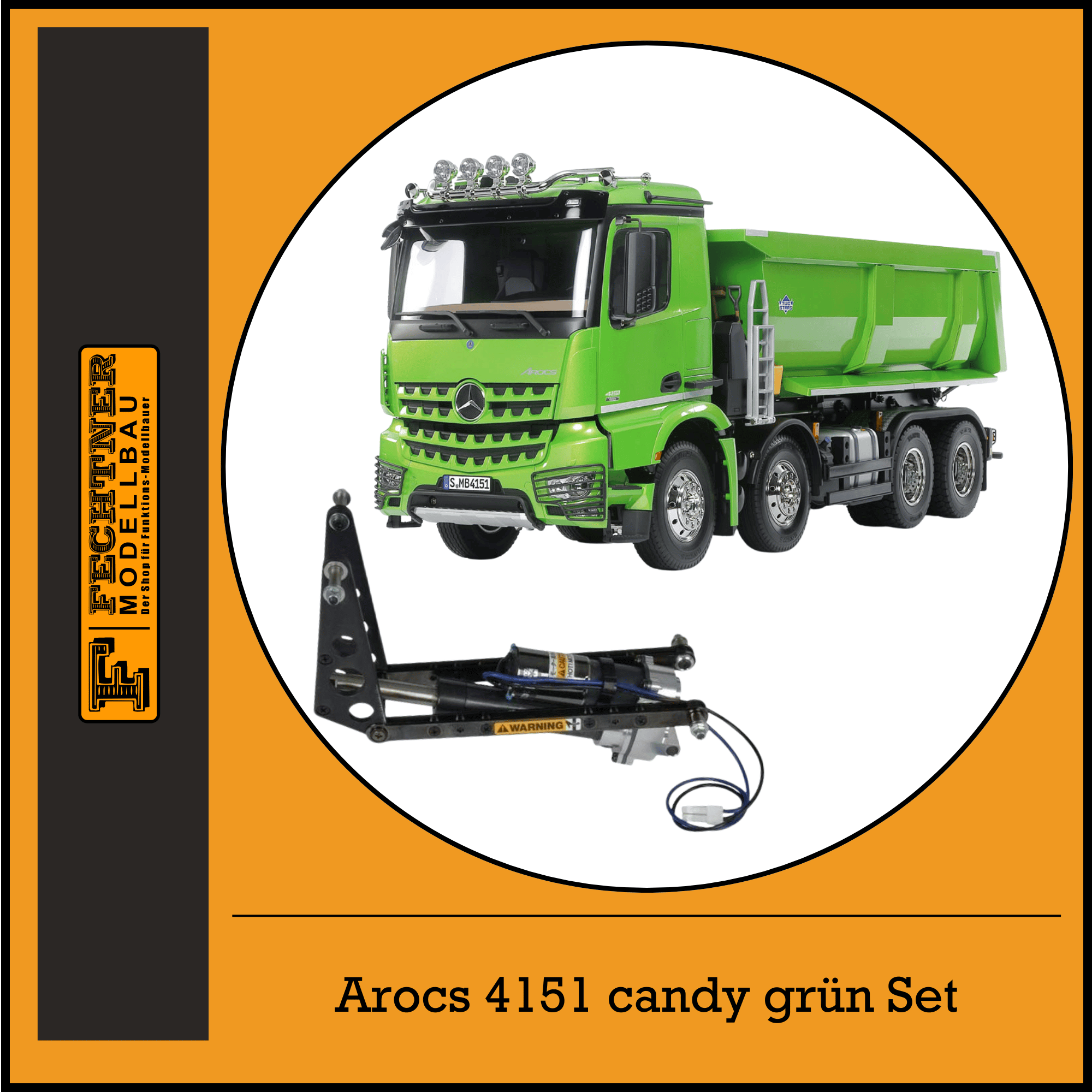 Bundle Tamiya Mercedes Benz Arocs 4151 candy green